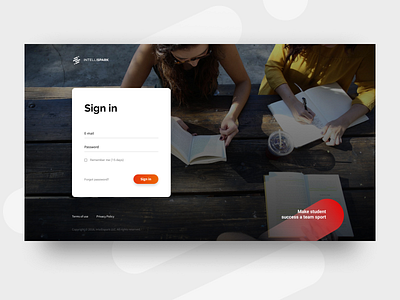 Intellispark Login Page