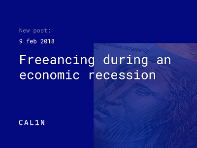 New Post: Freelancing during recession