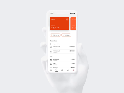 Xapo card - adding funds add funds animation animation after effects app card clean debit card design financial app fintech ios app iphonex prepaid top up transactions ui ui animation ux wallet app xapo