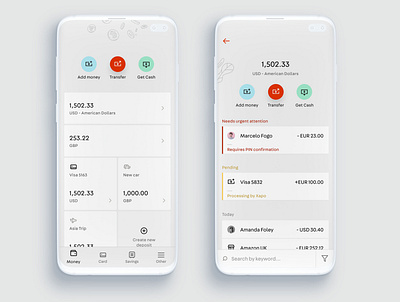 Home and balance detail pages branding clean coinbase design emotional design figma financial app illustration information architecture ui ui design ux ux design wallet app