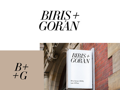 BirisGoran rebranding concept branding clean law firm law firm logo logo logodesign rebranding typographic