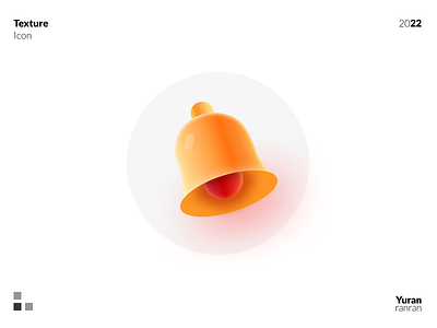 Texture Icon: Bell app design icon illustration ui vector