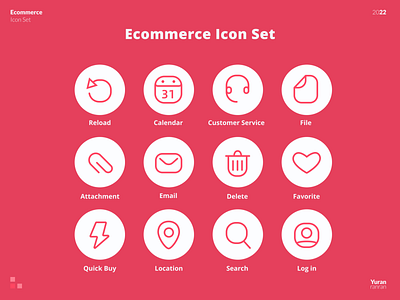 Ecommerce Icon Set app design icon ui