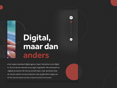 A new way of navigating design dots element menu navigate navigation next page lenght progession scroll scrolling ui