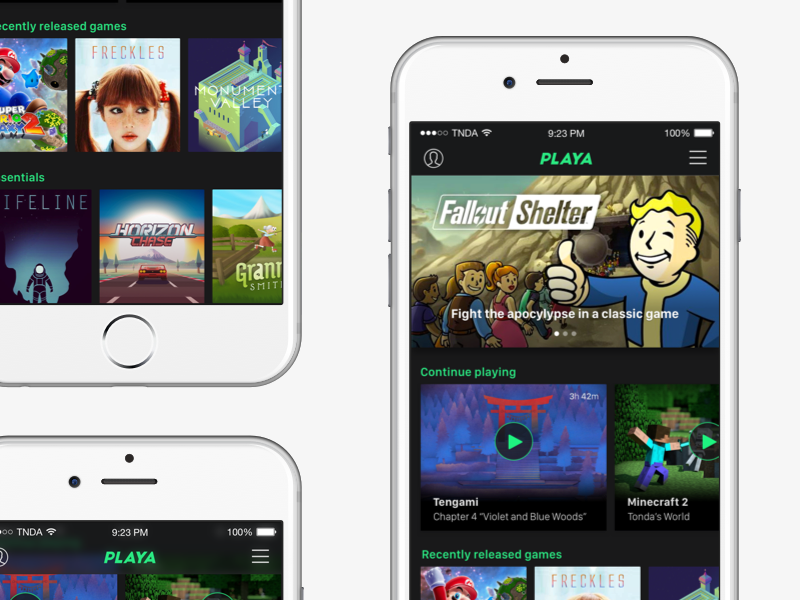 Playa iOS app by Jan Riha on Dribbble