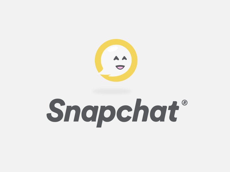 Snapchat Logo logo mark typography ghost character icon design logo rebrand branding snapchat