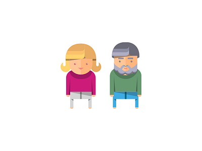 people flat illustration people