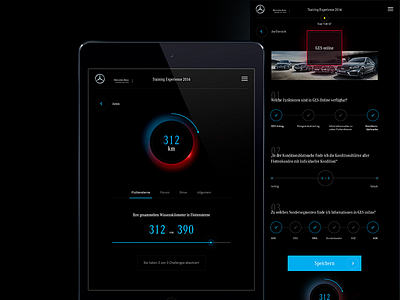 Mercedes Global Training app automotive black inerfacedesign ipad mercedes ui ux