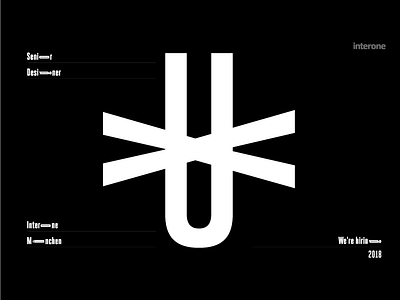 We're hiring || Senior UX Designer designer hiring interone jobs munich typeface typo ux