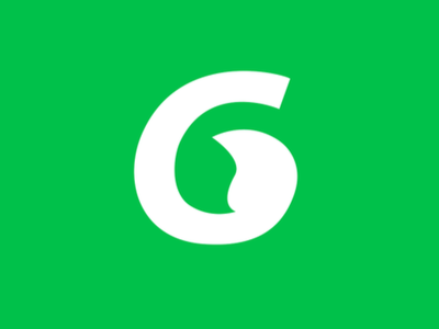 Leafy green logo branding glyph leaf logo negative space typography