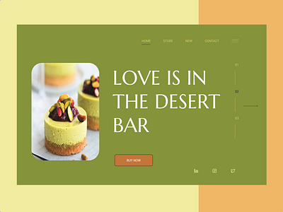 THE DESERT BAR — Landing Page app design typography ui ux