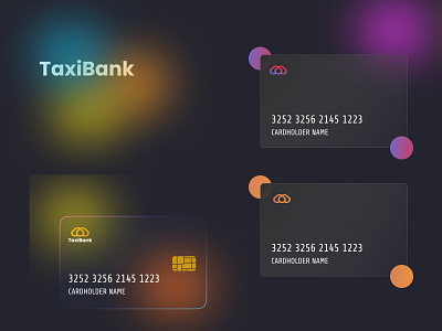 TaxiBank card app branding design freelance illustration landingpage studio typography ui