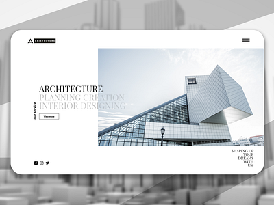 Architecture and Interior design website design