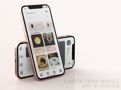 Coffee Shop UI/UX Desgin for Mobile App