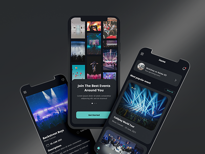 Event Show Mobile App UI/UX Design