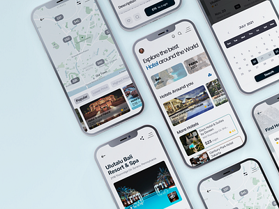 Hotel Booking Mobile App UI Design