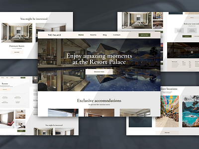 Hotel and Resort Booking UI Web Design