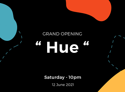 "Hue" branding design graphic design illustration online ui