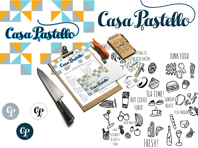 Casa Pastello branding design graphic design illustration logo vector