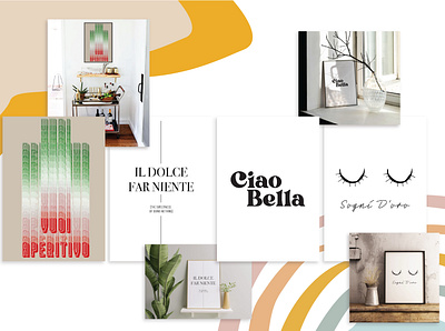 When In Italy... branding design graphic design illustration logo passion project posters print typography vector