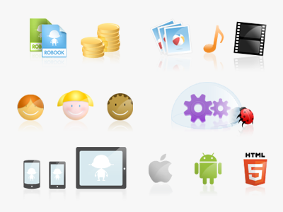 Icons for Storybuilder site icons illustrations