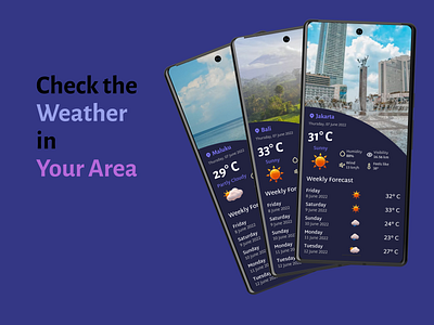 WeatherApp appdesign dark mode ui uidesign weather weatherapp weatherappdarkmode