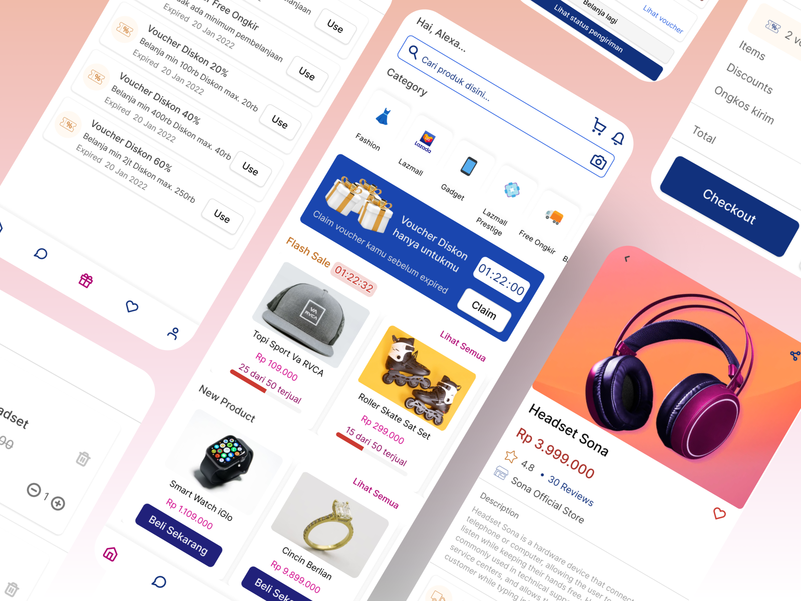 Redesign Lazada Voucher by Amalia Basyarahil on Dribbble