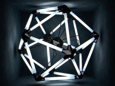 Light GeoSphere 3d motion