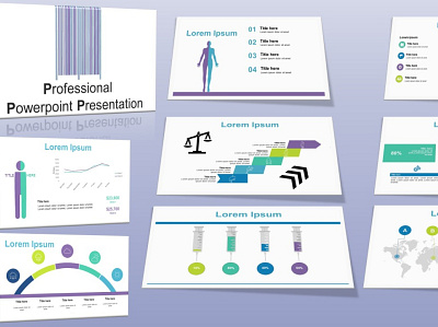 Professional Powerpoint Presentation design design google slides graphic design illustration infography pitch deck powerpoint presentation professional template