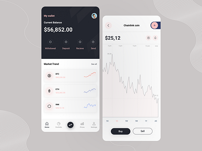 Crypto Wallet concept Design app branding design graphic design illustration logo typography ui ux vector