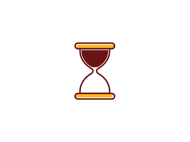 red sand timer