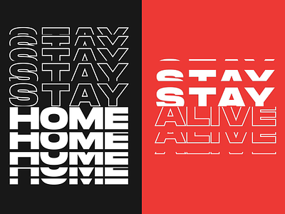 Deconstructed Typography after effects animation deconstructed gif motion stay stay home stay safe text text animation tutorial type typeface typo typography