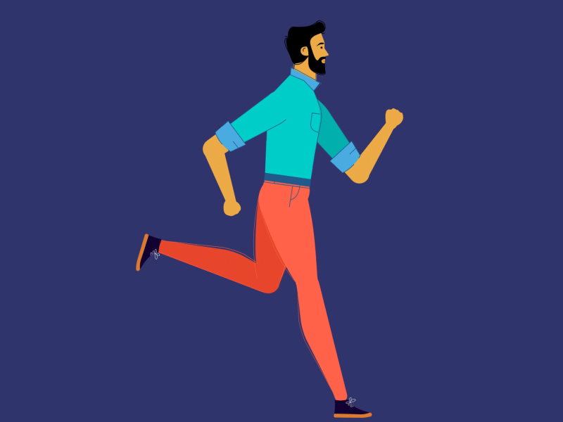 Character Running Animation by Peter Arumugam on Dribbble