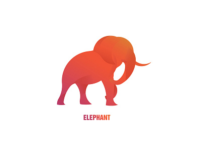 Elephant illustration design elephant illustration vector