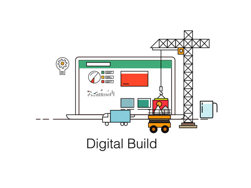 Digital Build animation build digital gif motion services