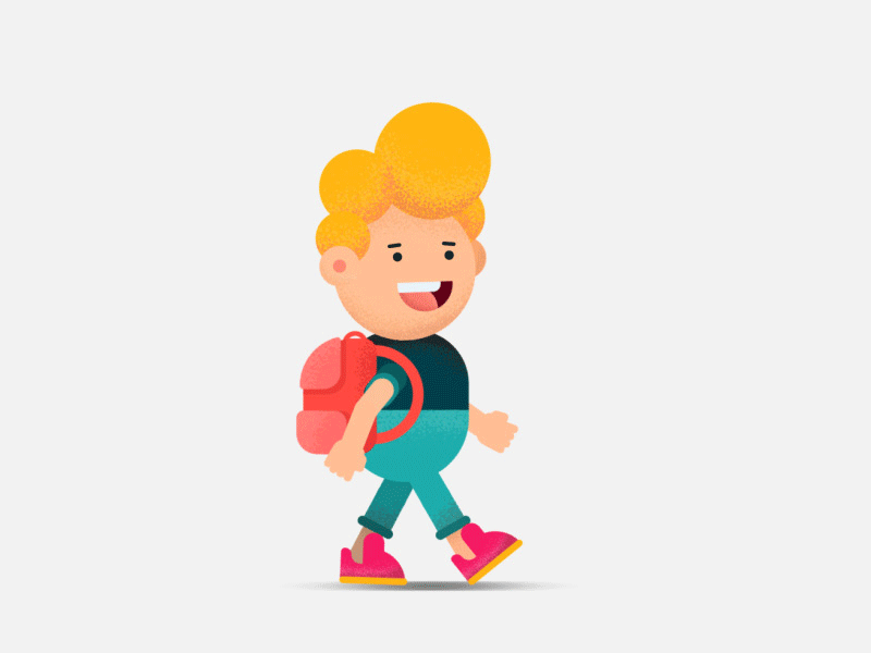 Cool Walkcycle after effects animation cycle kid kids tutorial walk walk cycle