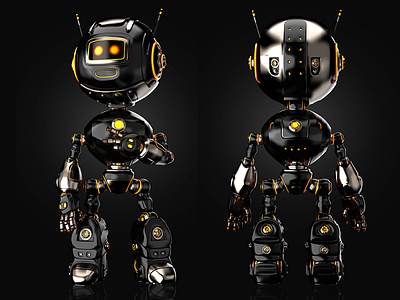 humanoid robot 3d characterdesign humanoid robot illustration robot robotic