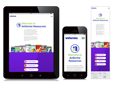 Anforme resources website