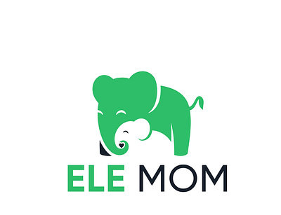 Elephant Mom Care business logo creative design design graphic design illustration logo make logo minimalist logo motion graphics