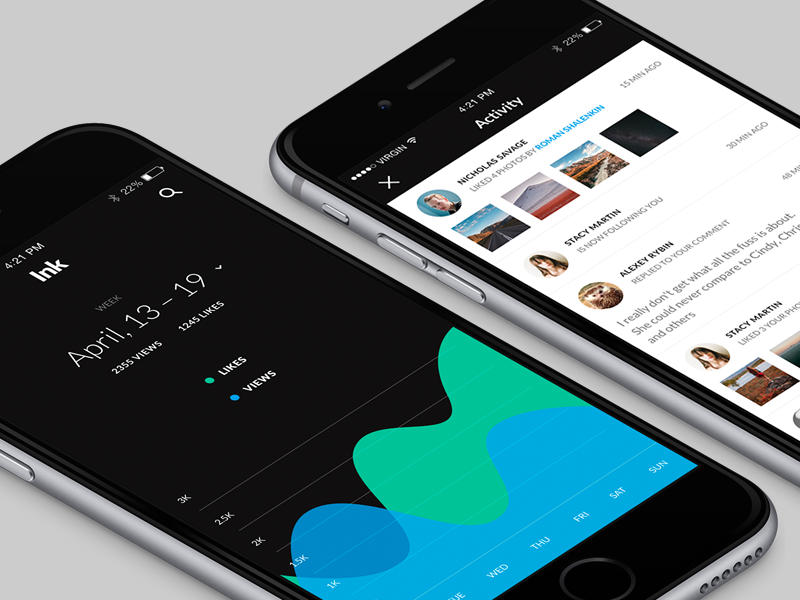 Ink UI: 120+ High-Quality iOS Screens components elements ink ios iphone market psd sketch ui ui kit
