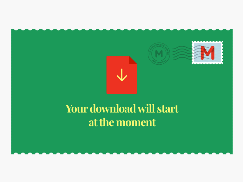 Subscribe on Market animation download file form freebie gif mail stamp subscribe ui ux
