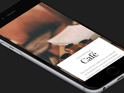 Monobrand iOS animation cafe ios ios kit ios template iphone iphone kit iphone6 menu psd sidebar ui kit