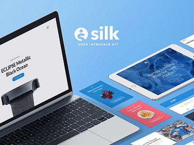 Silk UI Kit psd silk sketch ui ui kit ui pack user interface