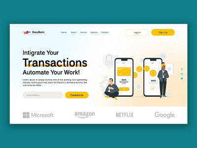 Banking Landing Page