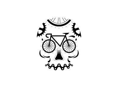 Bike Skull Logo