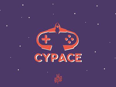 A cybersports team logo branding cubersport emblem graphic design logo logotype rocket space symbol