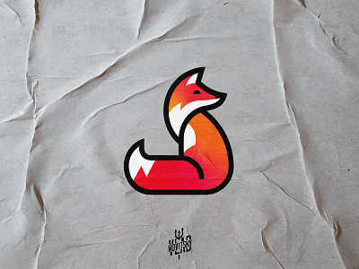 The Line Fox Logo animal fox illustration logo logo for sale logotype modern sale