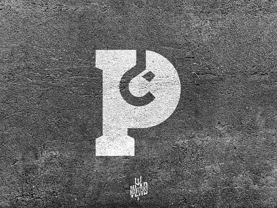 Building letter P logo