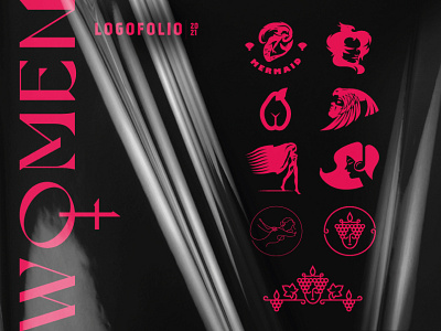 Womenfolio 2021 vol.1 behance illustration logo logotype modern portfolio woman