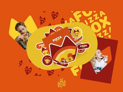 Brand identity for Pizza Fox